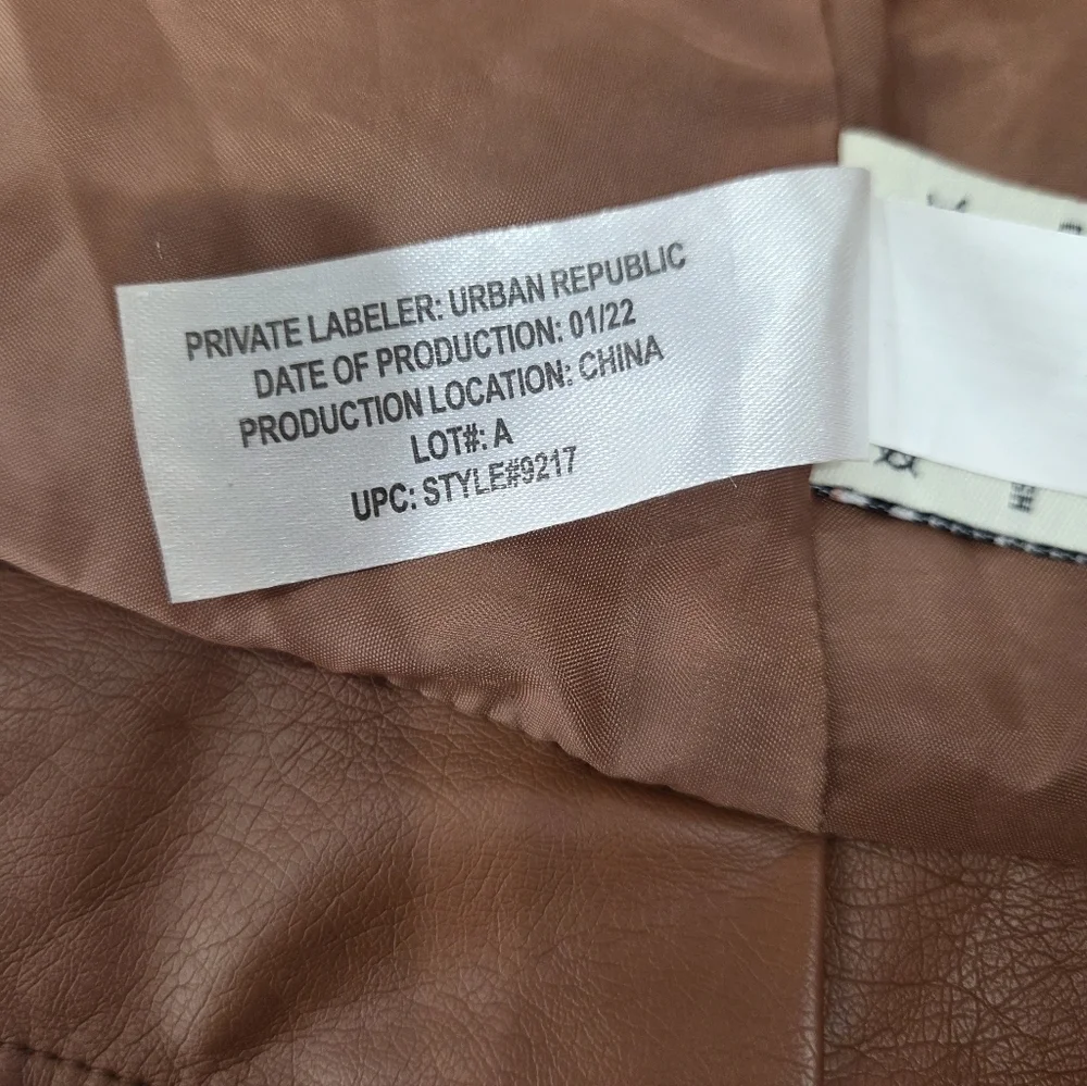 Urban Republic Brown Jacket Size M NEW. - Picture 14 of 17